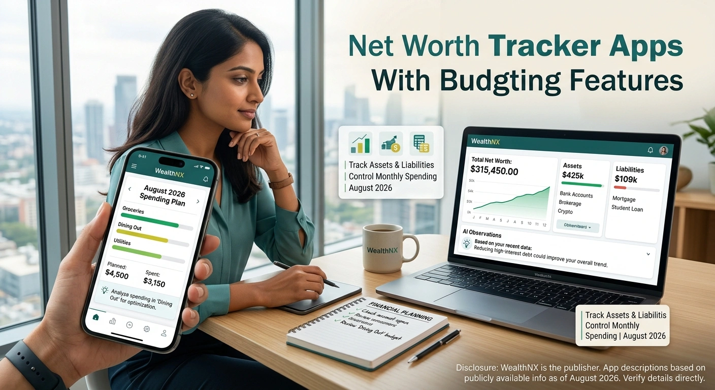 Net Worth Tracker Apps With Budgeting Features
